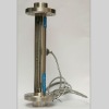 stainless steel flange type glass tube flowmeter with alarm switch