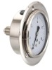 stainless steel pressure gauge with front flange