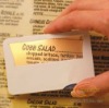 super-clear and convenient card magnifier
