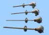 thermocouple with active flange