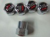tire valve caps without spanner \ zinc alloy dustproof caps