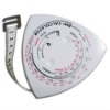 triangle shape BMI caculator/BMI body measure tape