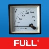 voltage analog panel meter 72x72