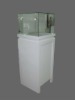 white colour jewellery tower display showcase,jewellery store display furniture