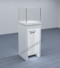 white colour tower-shaped watch display showcases for retail store furniture