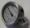 with a "U"clamp pressure gauge