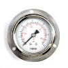 with flange stainless steel pressure meter