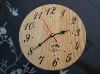 wood clock