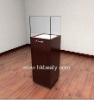 wood grain tower shaped jewellery display showcase and retail showroom furniture