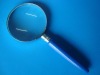 wood handle glass magnifier