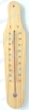 wooden thermometer