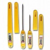 yellow digital probe BBQ thermometer