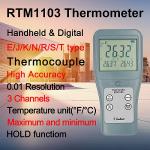 Portable 3 Channels Thermocouple Thermometer with digital display 0.01 E/J/K/N/R/S/T type
